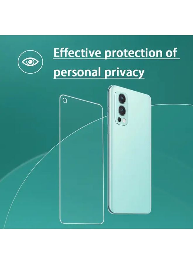 2 قطعة من حامي الشاشة الزجاجي المقوى لهاتف OnePlus Nord CE 5G، بشفافية عالية ومقاومة للخدوش بصلابة 9H - Image 4